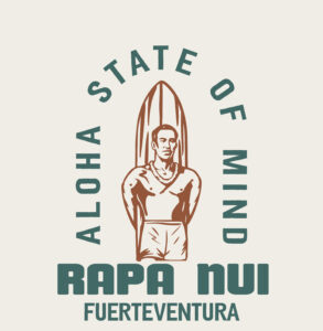 Custom Printing in Fuerteventura: The Rapanui Merchandise Story 3 vector art duke kahanamoku Printing fuerteventura designwork